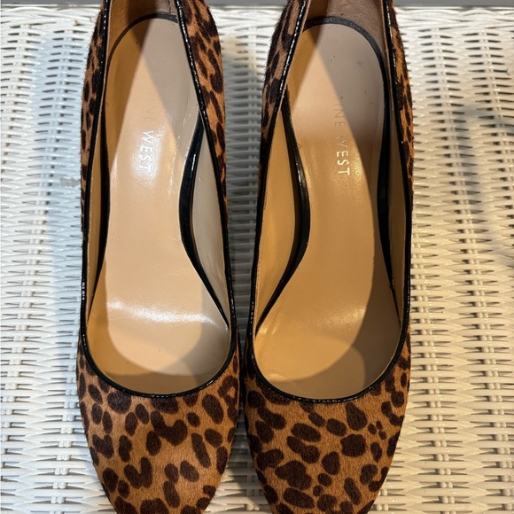 Nine West Leopard Print Heels - Picture 2 of 7